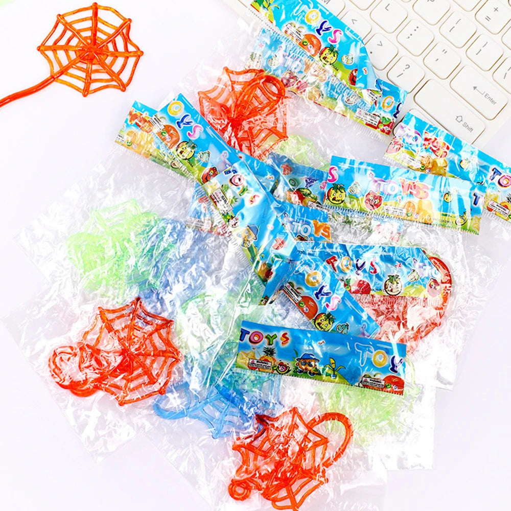 Stretchy Webs – Sticky Halloween Fun!