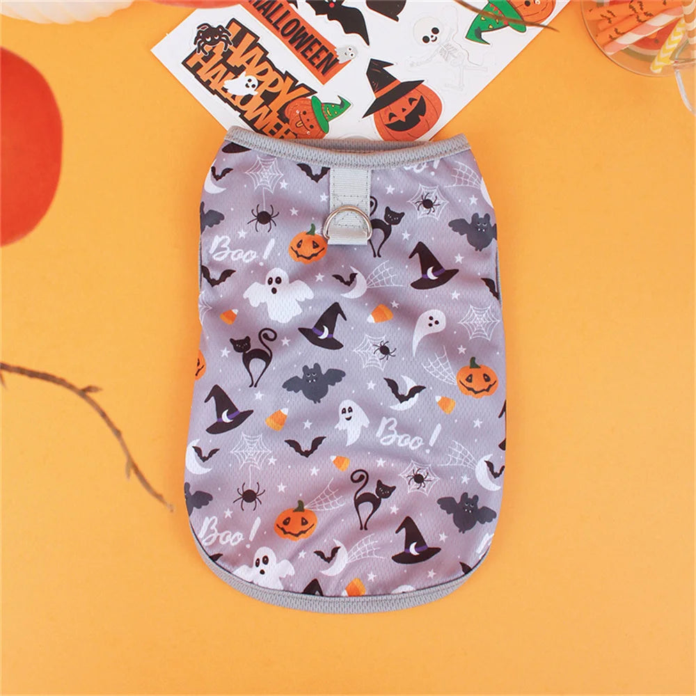 Spooky-Cute Halloween Vest – Dress Up Your Pet for the Festivities!