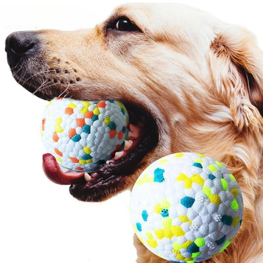 Durable Bounce Ball for Dogs – Silent Chew Toy for Small & Large Breeds