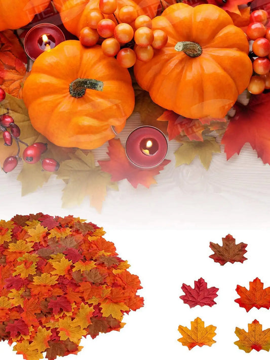 Artificial Silk Maple Leaves – A Natural Touch for Autumn and Festive Décor