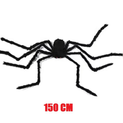 Giant Hairy Halloween Spider – Scary Outdoor Decoration for Haunted Scenes