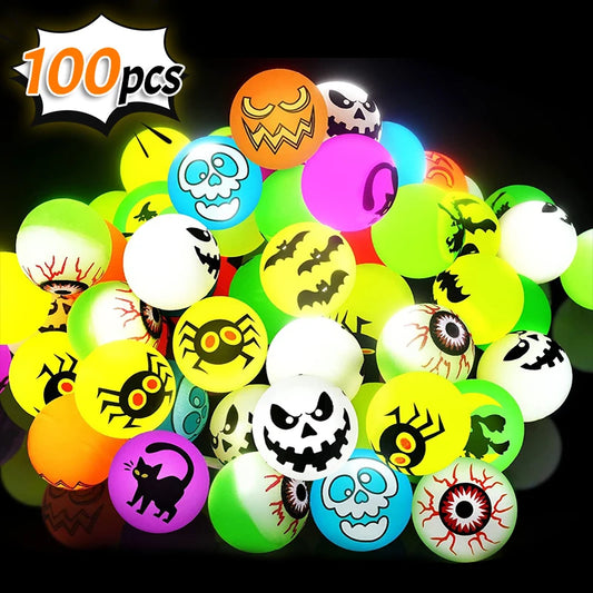 Glow-in-the-Dark Halloween Bouncy Balls – Spooky Fun for Trick-or-Treaters!
