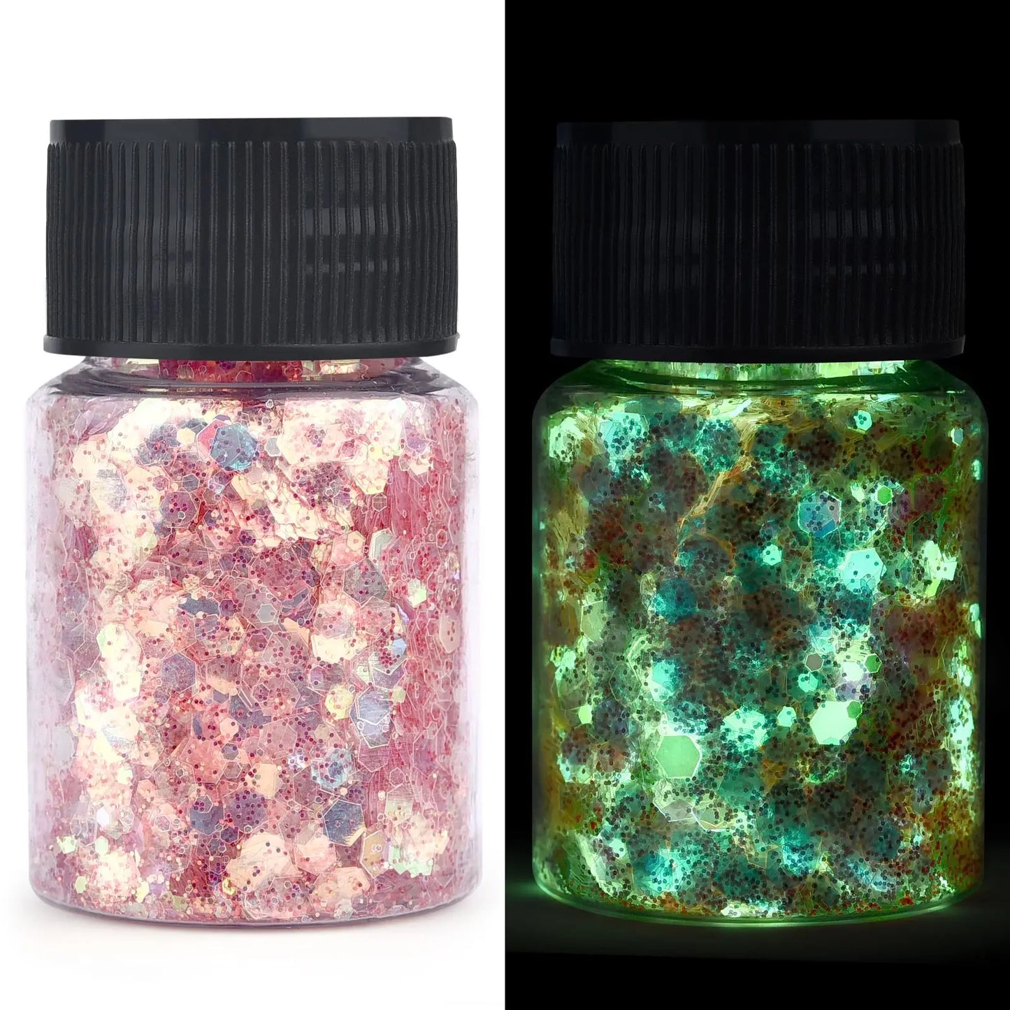 Luminous Hexagon Glitter – Sparkle that Shines Day and Night