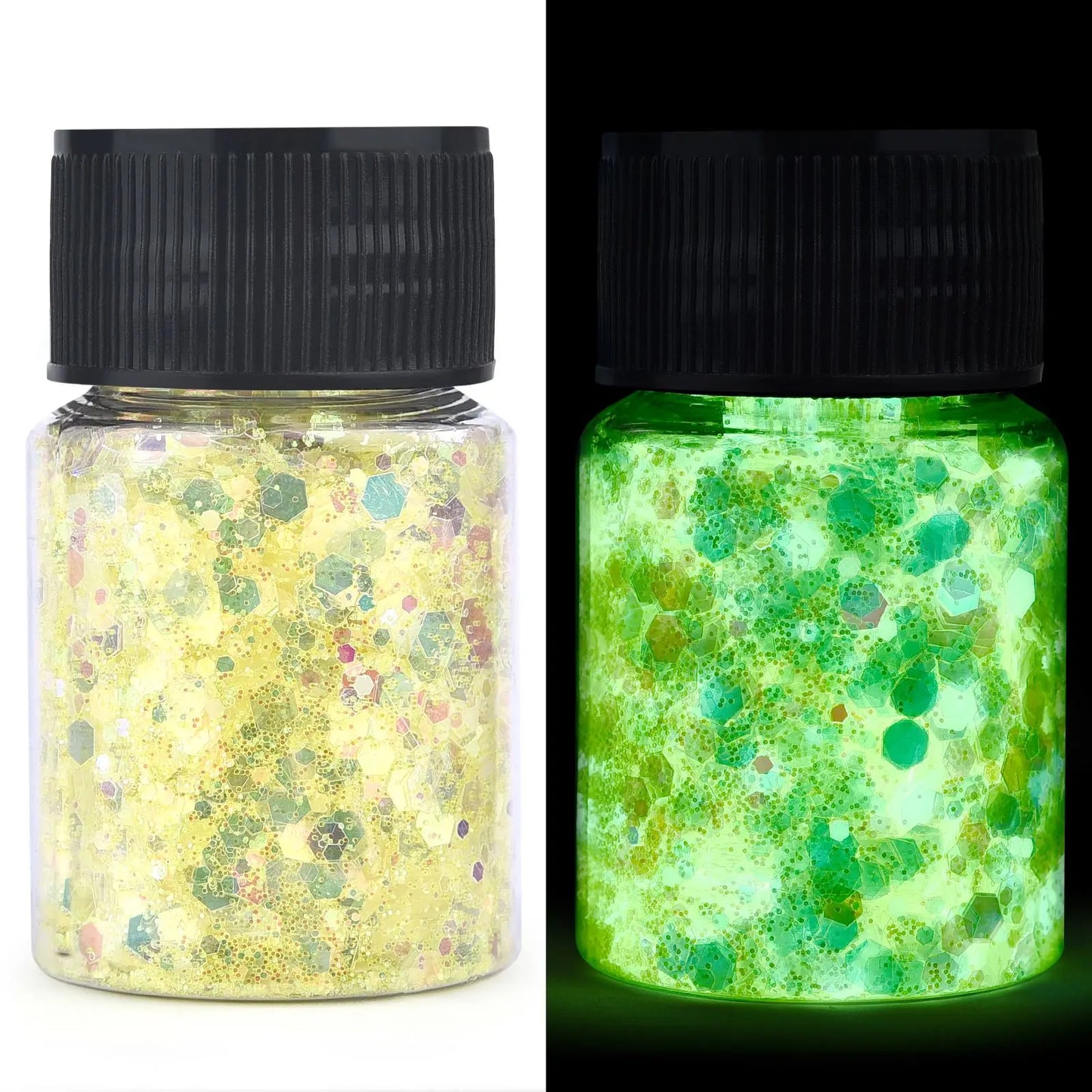 Luminous Hexagon Glitter – Sparkle that Shines Day and Night