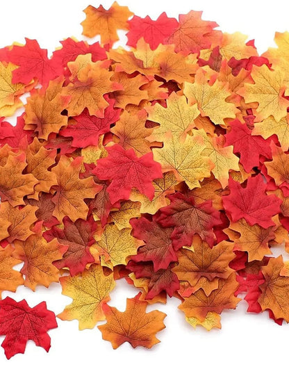 Artificial Silk Maple Leaves – A Natural Touch for Autumn and Festive Décor