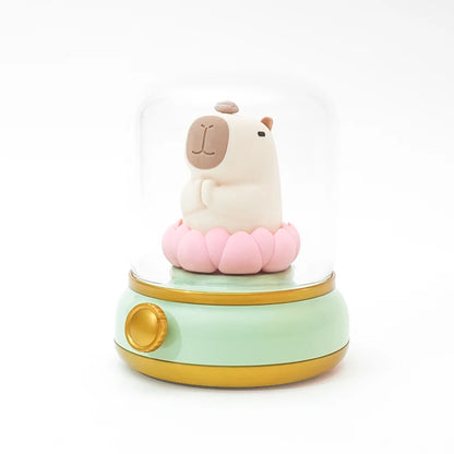CosyGlow™ Dimmable LED Bedside Lamp – Cute, Rechargeable & Flame-Free Ambience