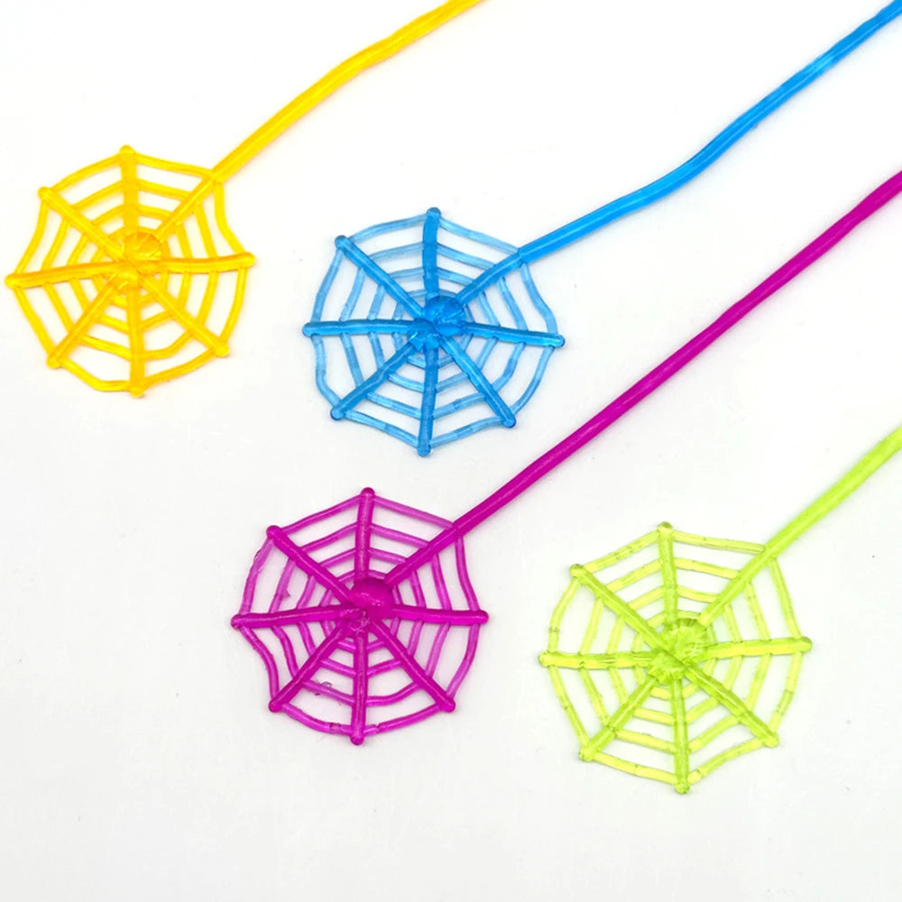 Stretchy Webs – Sticky Halloween Fun!