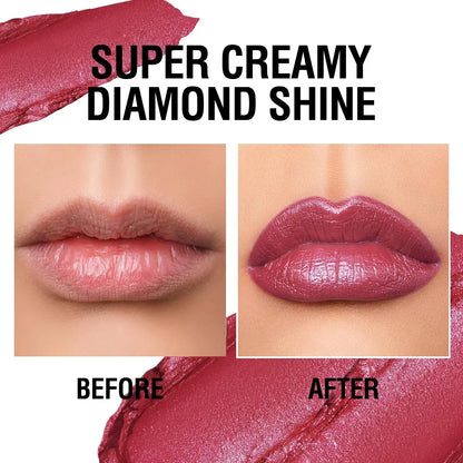 Shimmer Glow Lipstick – Long-Lasting Waterproof Glitter Lip Colour with Moisturising Finish