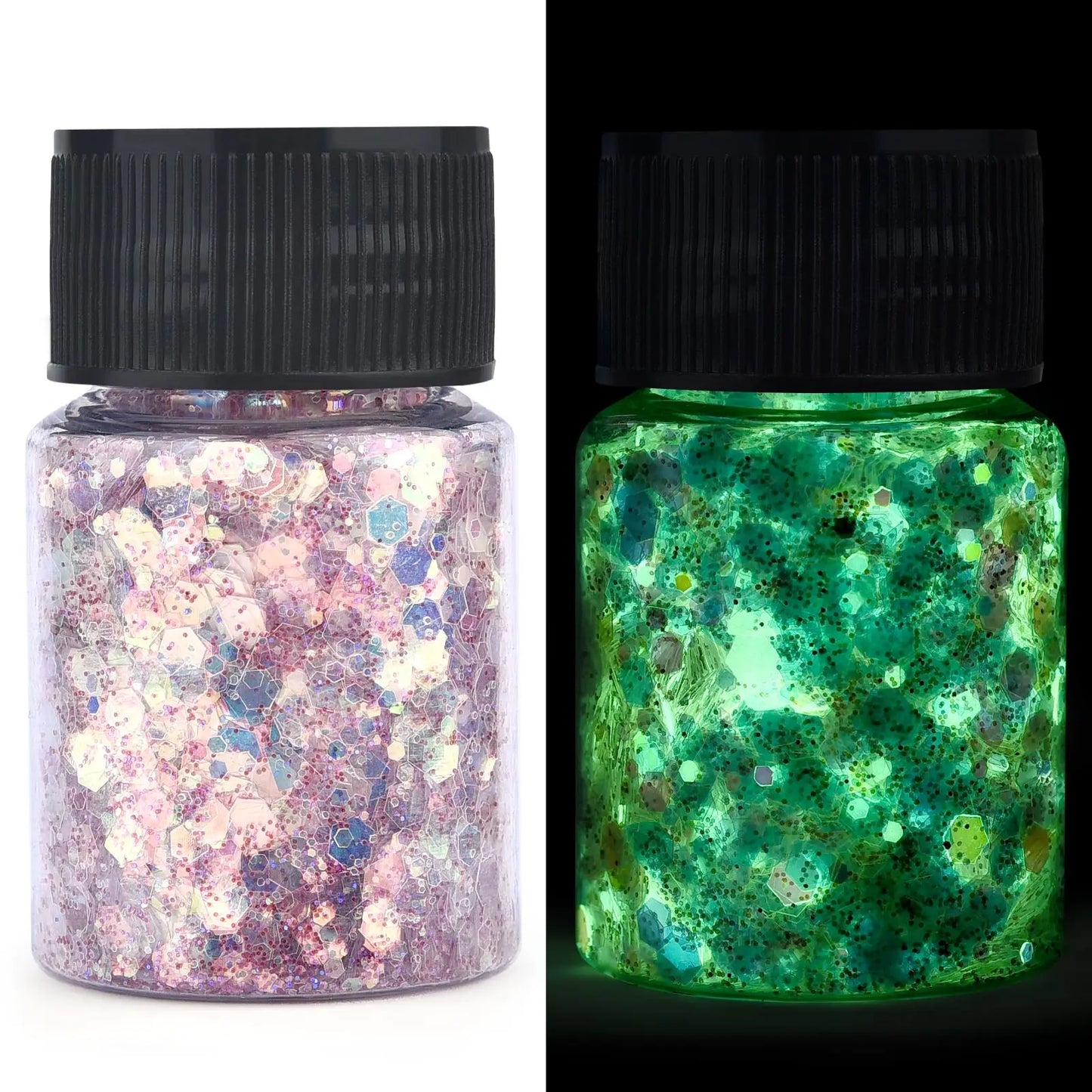 Luminous Hexagon Glitter – Sparkle that Shines Day and Night