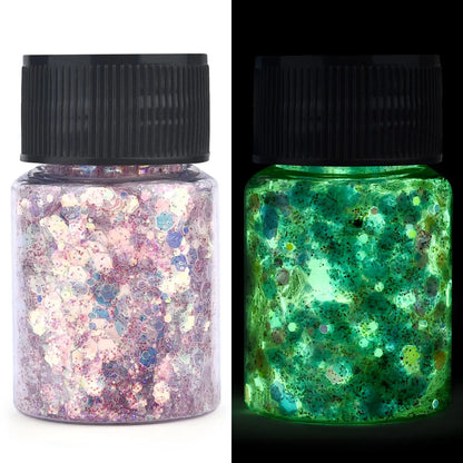Luminous Hexagon Glitter – Sparkle that Shines Day and Night