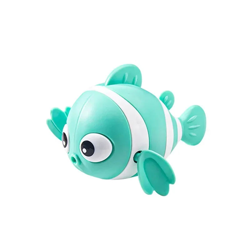 Floating Wind-Up Bath Fish Toys – Cute Clownfish for Toddlers and Babies