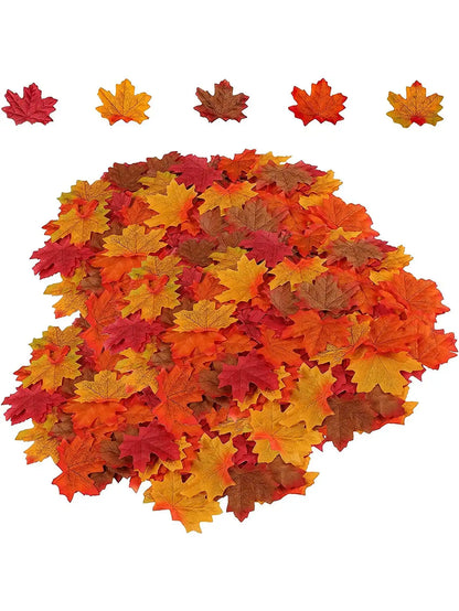 Artificial Silk Maple Leaves – A Natural Touch for Autumn and Festive Décor