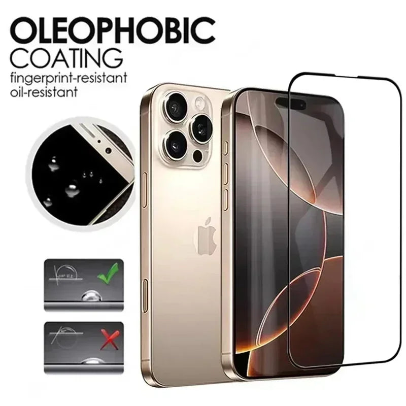 3-Pack 50000D Tempered Glass – Ultra-Protective Screen Guard for iPhone.