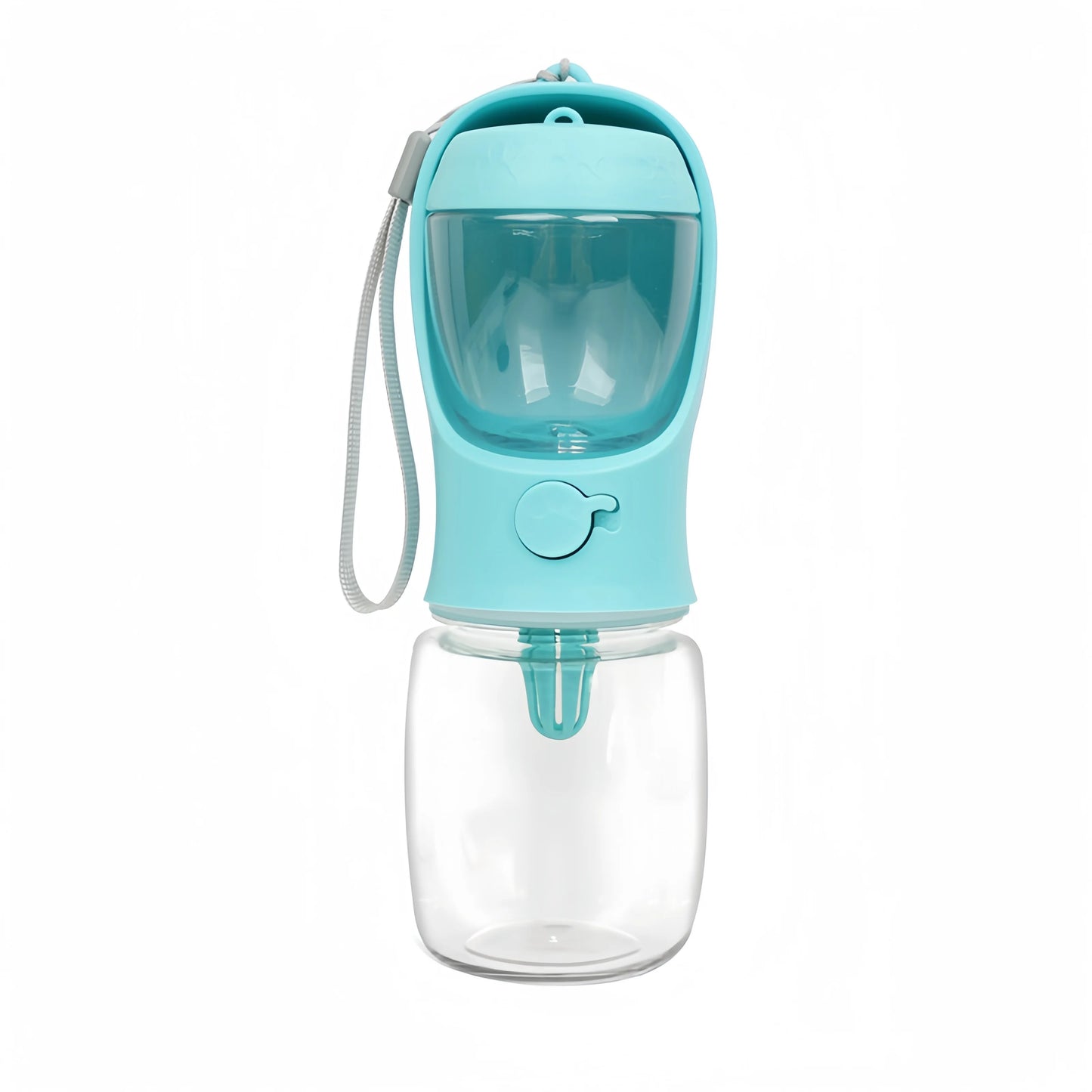 2-in-1 Portable Pet Water Bottle with Food Storage – Leakproof Travel Feeder for Dogs & Cats