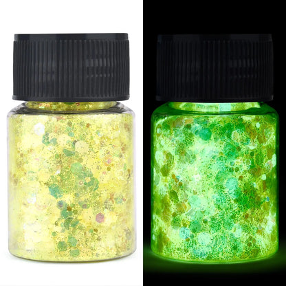 Luminous Hexagon Glitter – Sparkle that Shines Day and Night