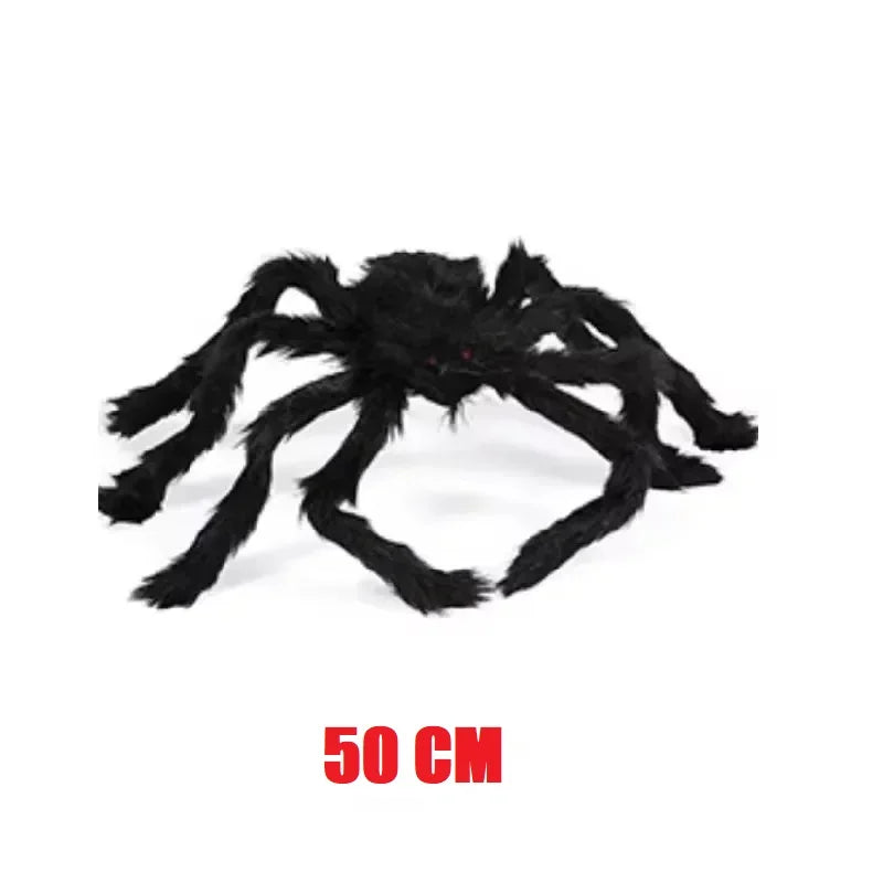 Giant Hairy Halloween Spider – Scary Outdoor Decoration for Haunted Scenes
