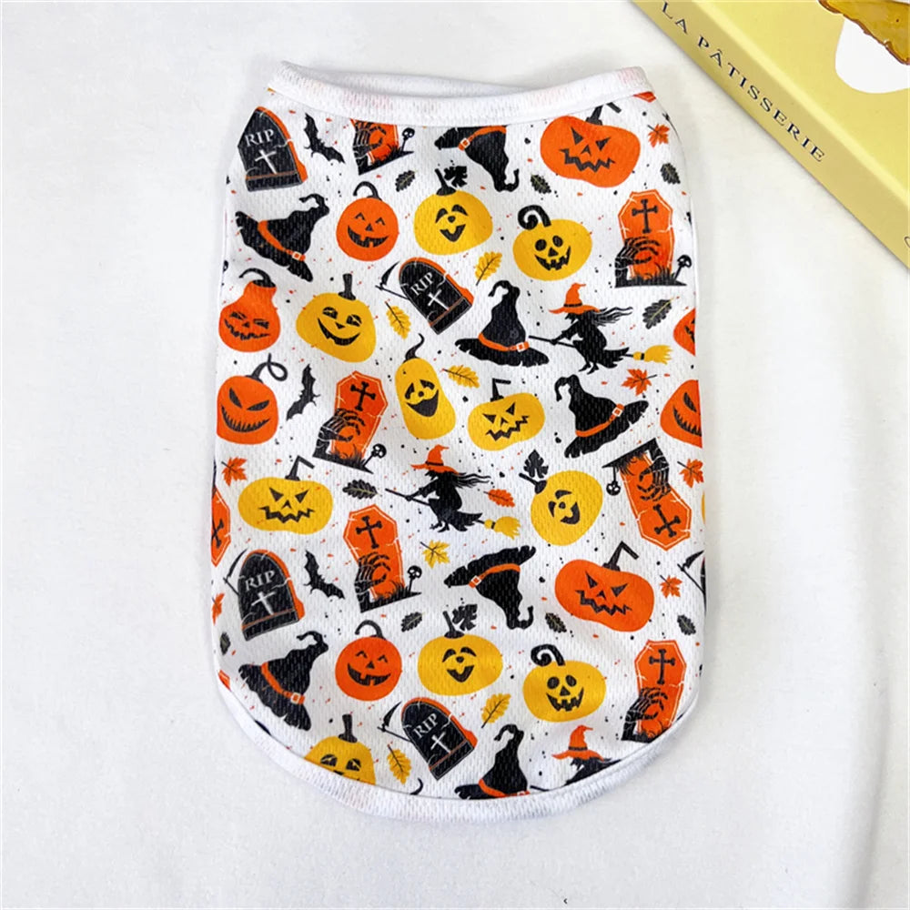 Spooky-Cute Halloween Vest – Dress Up Your Pet for the Festivities!