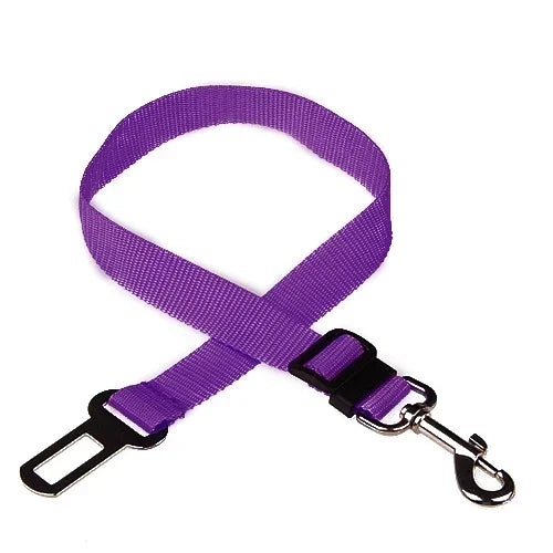Adjustable Pet Car Seat Belt – Safety Harness Lead for Dogs & Cats