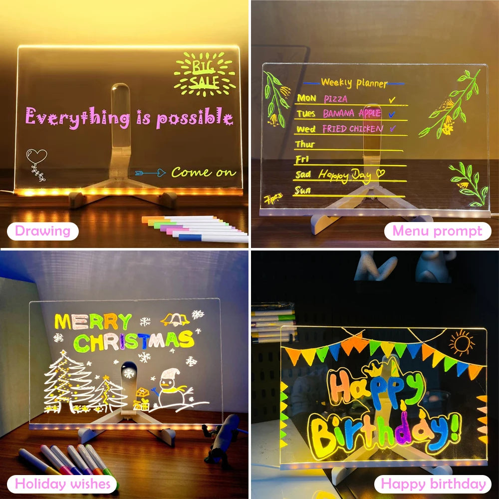 LED Message Board – Light Up Your Notes, Ideas and Daily Reminders