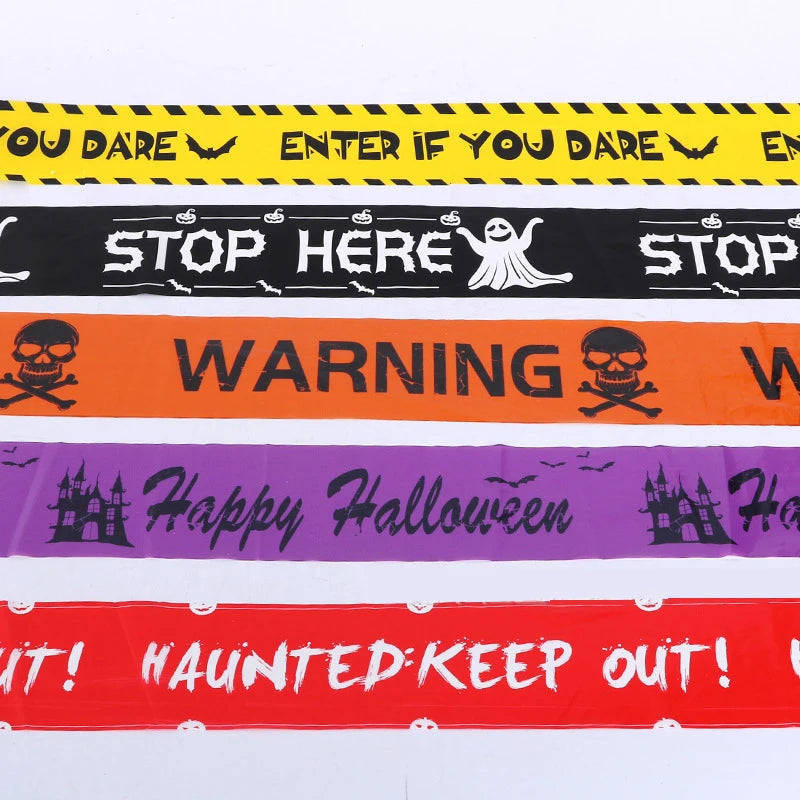 Halloween Warning Tape