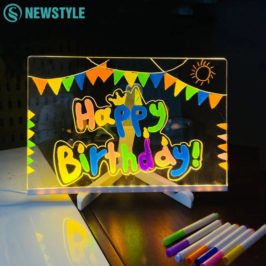 LED Message Board – Light Up Your Notes, Ideas and Daily Reminders
