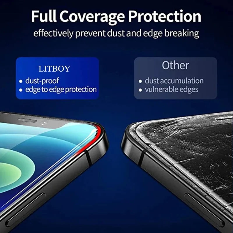 2x Tempered Glass Screen Protector for iPhone – Ultra Tough & Scratch-Resistant (Models 11 to 16)