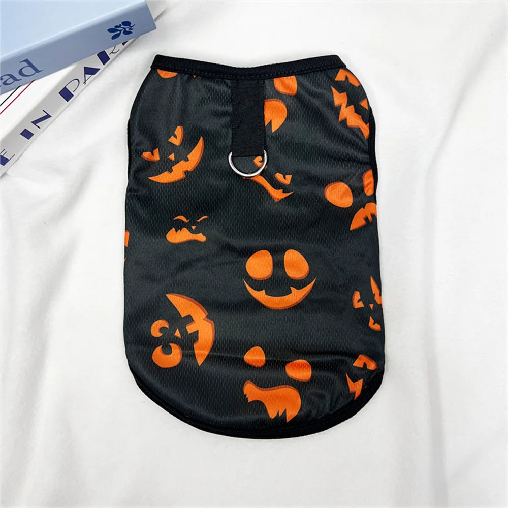Spooky-Cute Halloween Vest – Dress Up Your Pet for the Festivities!