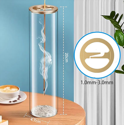 Modern Glass Incense Holder – Elegance and Calm in Every Whiff