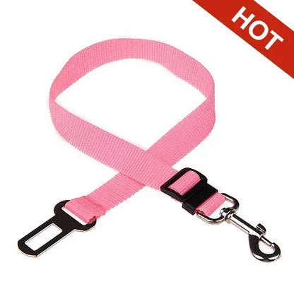 Adjustable Pet Car Seat Belt – Safety Harness Lead for Dogs & Cats