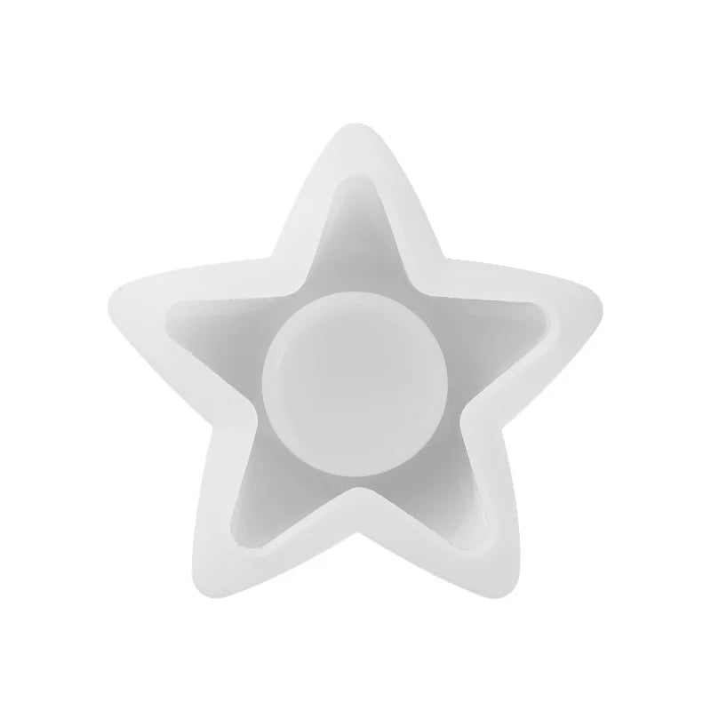 Mystic Silicone Mould – Moon, Star & Heart Shapes for Resin or Candle Making