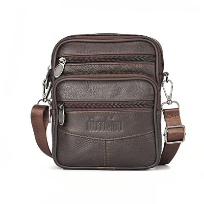 Men's Genuine Leather Crossbody Bag – Style & Practicality for Everyday Life