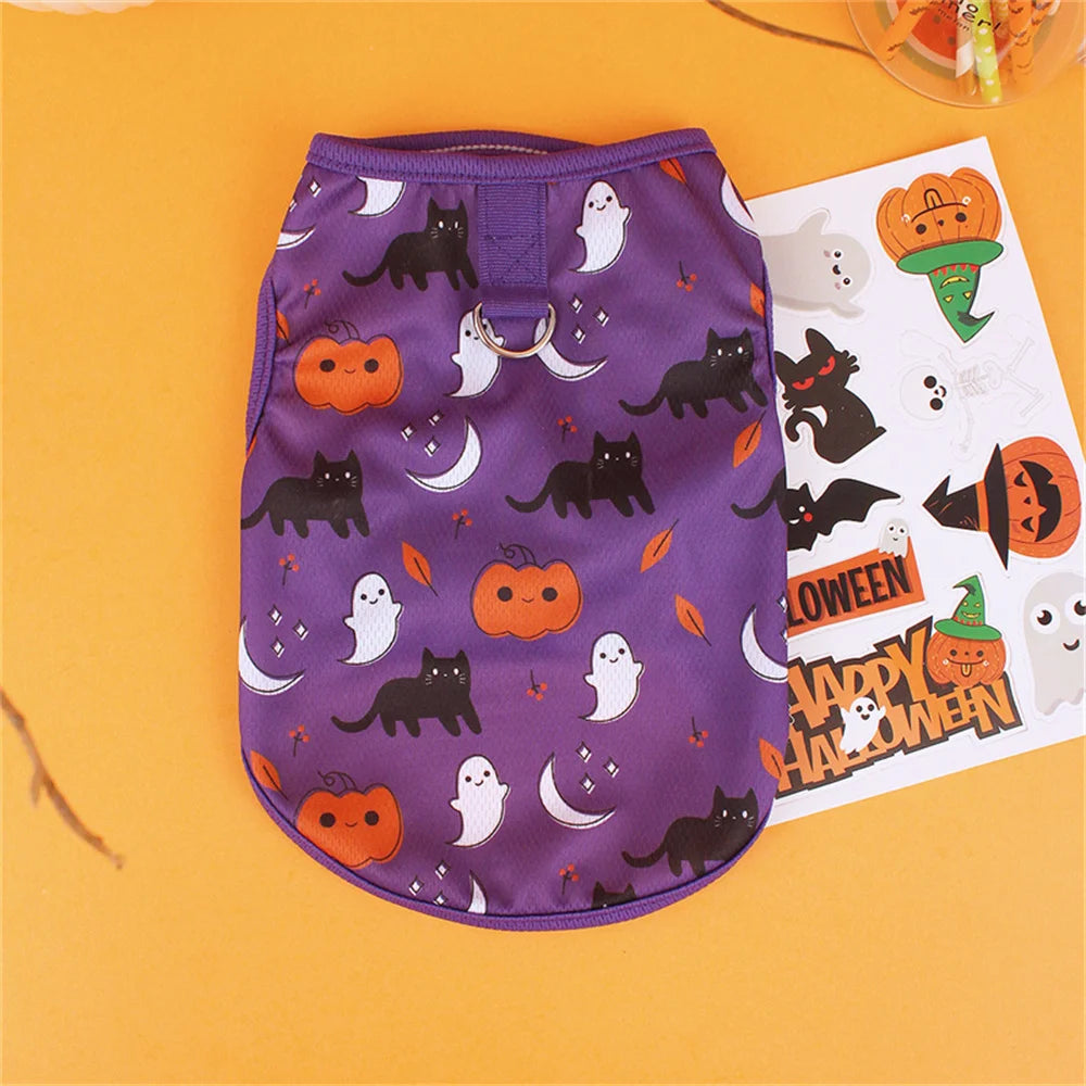 Spooky-Cute Halloween Vest – Dress Up Your Pet for the Festivities!