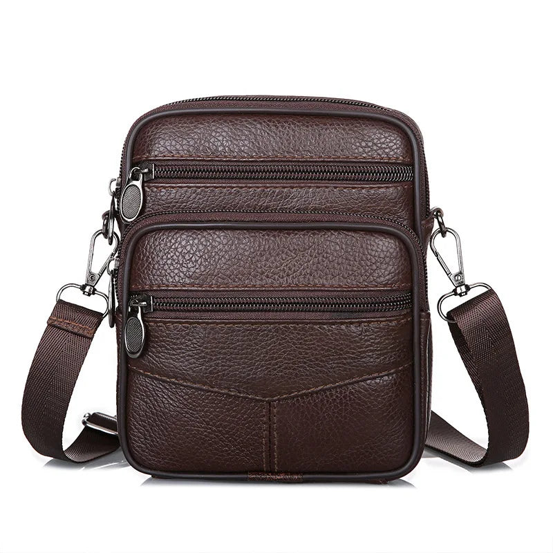 Men's Genuine Leather Crossbody Bag – Style & Practicality for Everyday Life