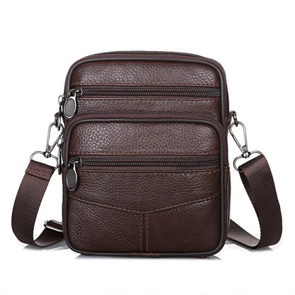 Men's Genuine Leather Crossbody Bag – Style & Practicality for Everyday Life