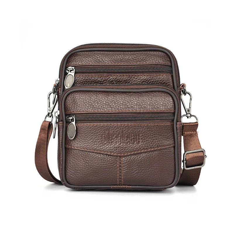 Men's Genuine Leather Crossbody Bag – Style & Practicality for Everyday Life