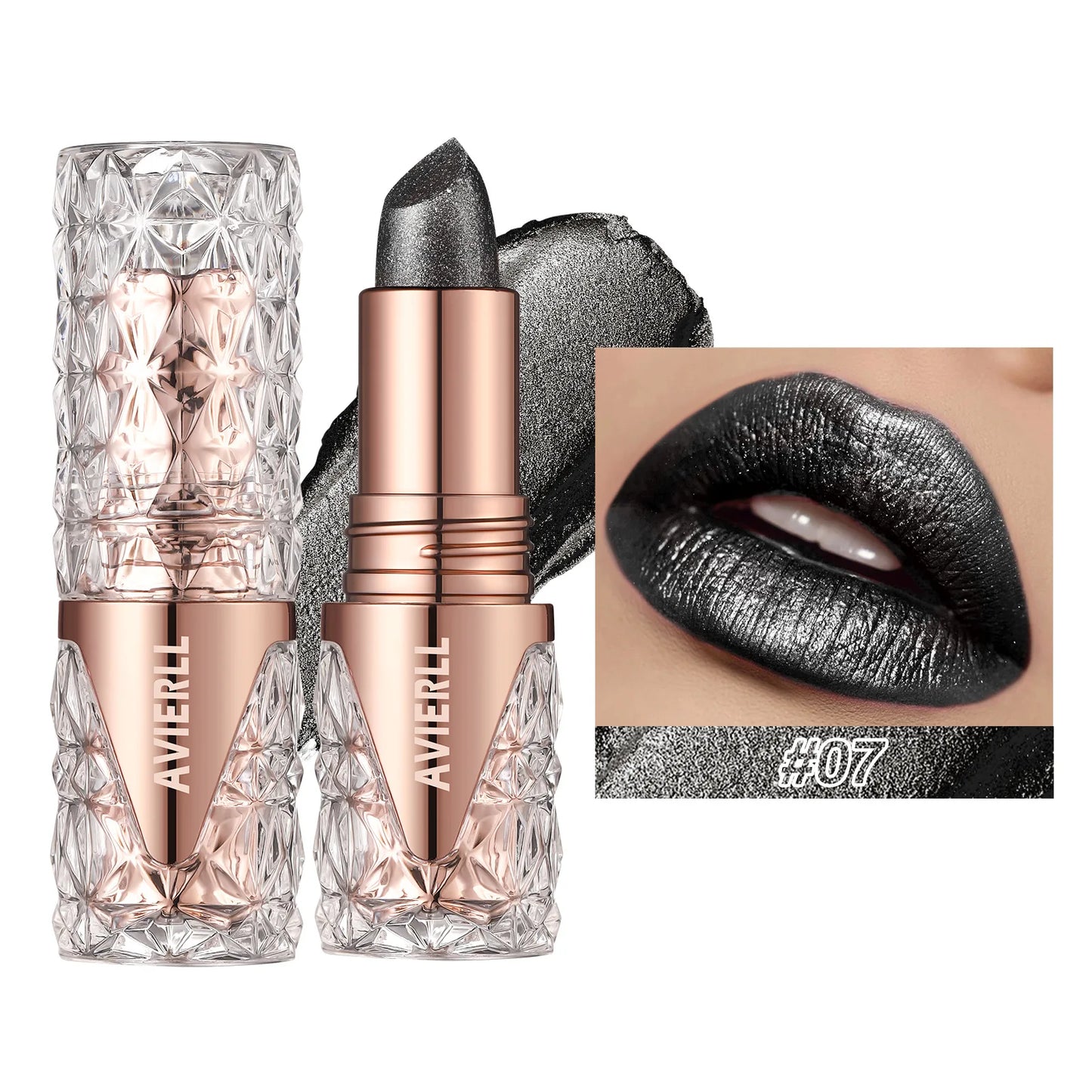 Shimmer Glow Lipstick – Long-Lasting Waterproof Glitter Lip Colour with Moisturising Finish