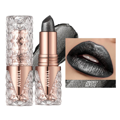 Shimmer Glow Lipstick – Long-Lasting Waterproof Glitter Lip Colour with Moisturising Finish