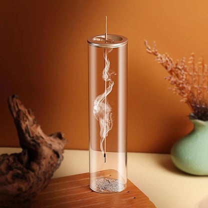 Modern Glass Incense Holder – Elegance and Calm in Every Whiff