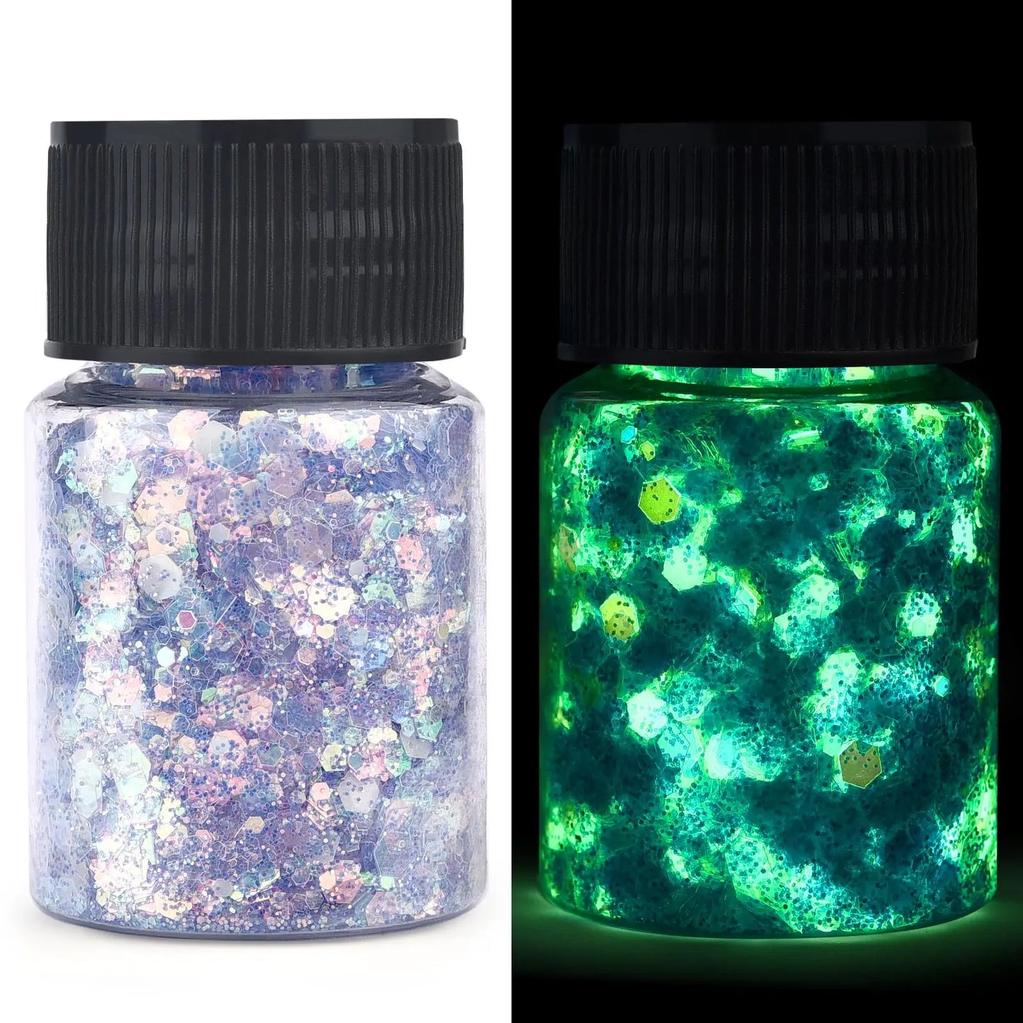 Luminous Hexagon Glitter – Sparkle that Shines Day and Night
