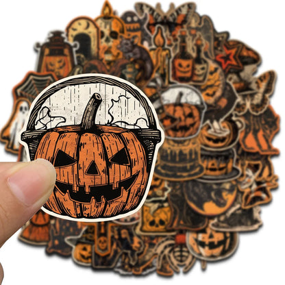 Vintage Halloween Sticker Set