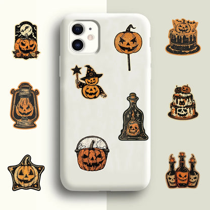 Vintage Halloween Sticker Set